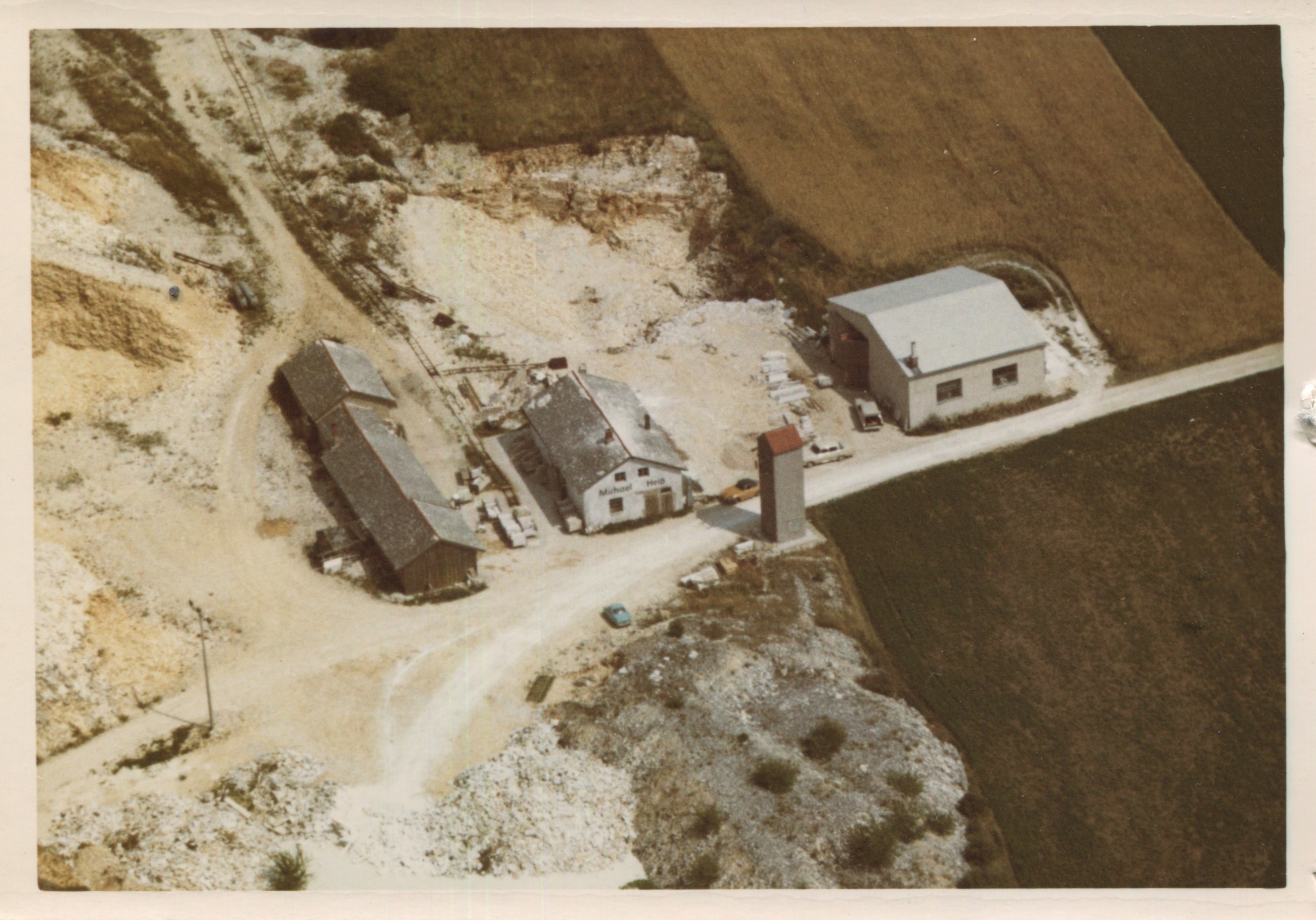 Luftaufnahme aus dem Jahr 1968