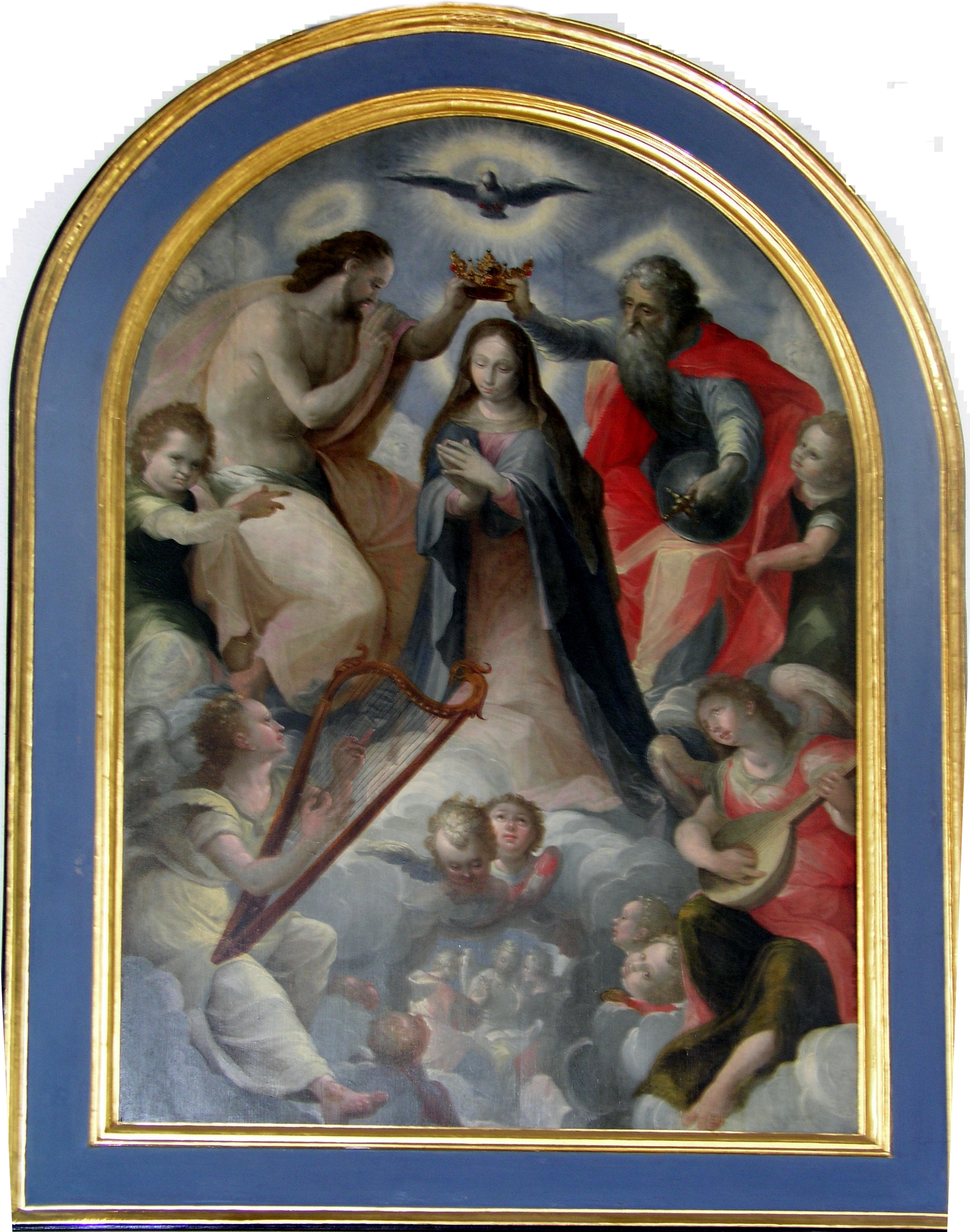 Altarbild Mariä Krönung der alten Kirche 