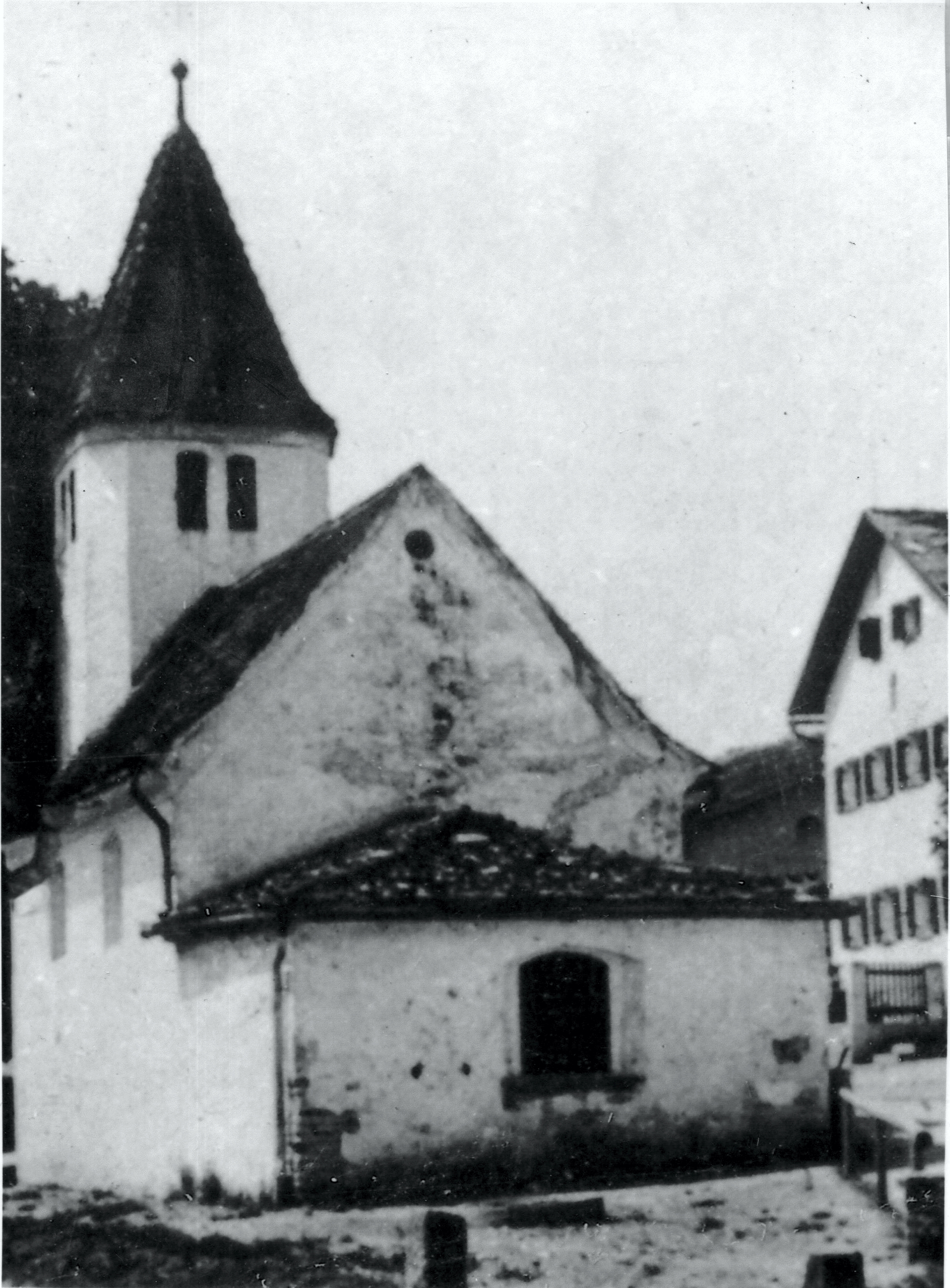Ansicht von Osten vor 1954