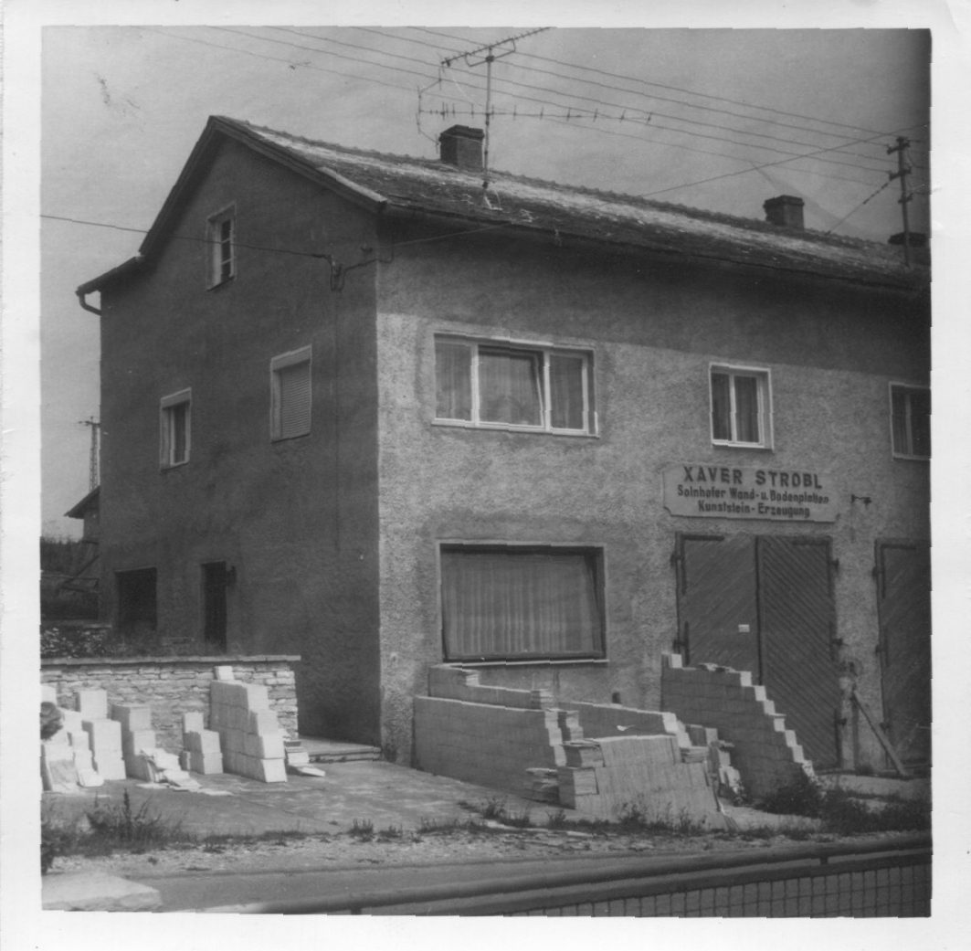 Betriebsgebäude Xaver Strobl - um 1958